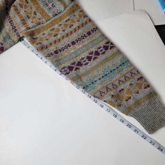 VINTAGE McGregor Shetland Wool Sweater XL - Picture 12 of 13